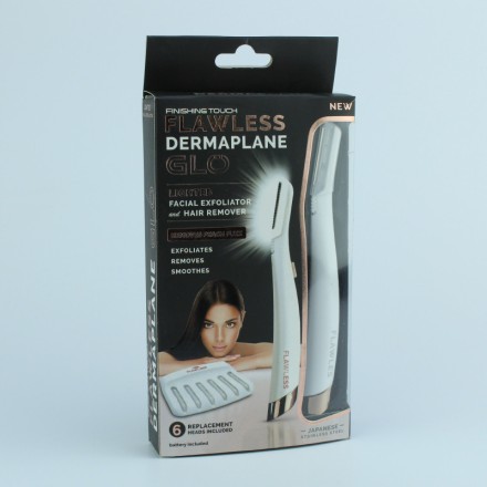 Тример для жінок Flawless DermaPlane Glo + 6 насадок!! Розпродаж!