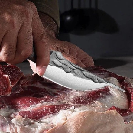 Туристичний, похідний ніж із неіржавкої сталі 5Cr15MoV. Кований. Ніж шеф-кухаря