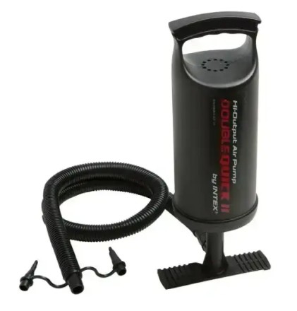 Ручний насос Intex 68614 Double Quick II для човнів, басейнів матраців, басейнів та інших надувних виробів.