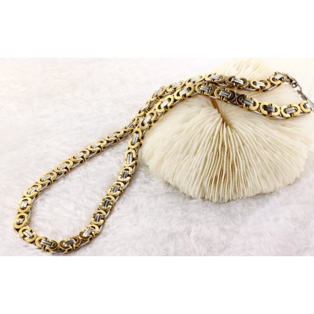 Чоловічий ланцюжок браслет Steel Rage 6 мм Унікальний дизайн