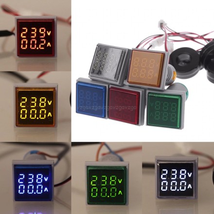 Цифровий LED-вольтметр і амперметр 60-500V 0-100 А