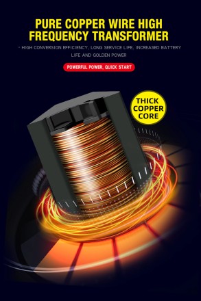 Потужний акумуляторний зарядний пристрій автомат E-FAST 12 Ампер 12 V — 24 V для будь-якого типу акумуляторів АКБ