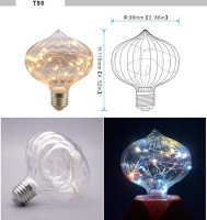 Ретролампа Едісона Edison String Light Bulb AC85-265V E27 LED Home Decor Holiday Night Light Lamp