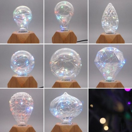 Ретролампа Едісона Edison String Light Bulb AC85-265V E27 LED Home Decor Holiday Night Light Lamp