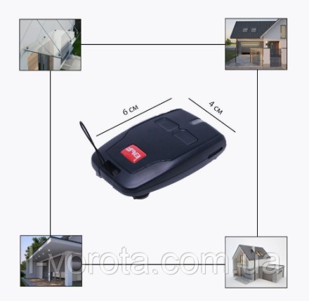 Пульт дистанційного керування для воріт і шлагбауму BFT MITTO 2 433.92MHz, Італія