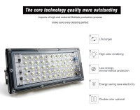 Прожектор світлодіодний LED 50 Вт 220 V IP65 супертонкий алюмінієвий корпус