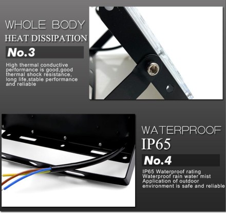 Прожектор світлодіодний LED 50 Вт 220 V IP65 супертонкий алюмінієвий корпус