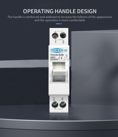 Перемикач навантаження перекидної рубільник TOMZN MTS 40А 1Р дім і генератор