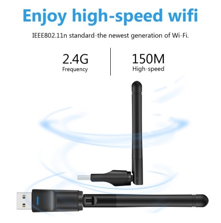 WIFI антена з адаптером USB RT8188 150 Mbps 2.4G 802.11a/g
