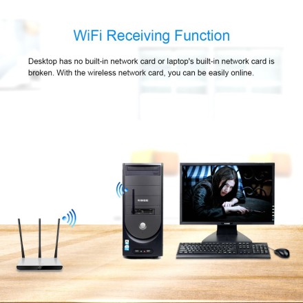 WIFI антена з адаптером USB RT8188 150 Mbps 2.4G 802.11a/g