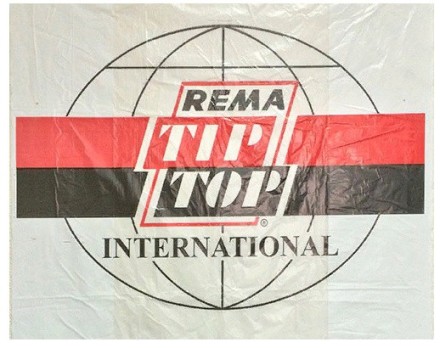 Пакети для шин і коліс, 4 ШТ, LDPE, 100СМ Х 100СМ, червоно-чорний логотип TipTop, Німеччина