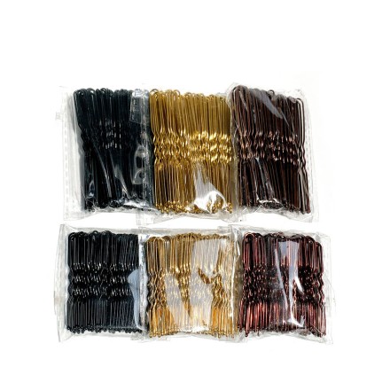 Шпилька шпилька U подібна, хвиляста "Bob Pin", набір 50 шт.