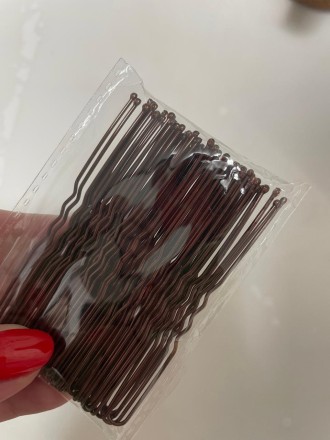 Шпилька шпилька U подібна, хвиляста "Bob Pin", набір 50 шт.