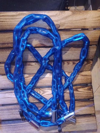 Замок ланцюговий, велосипедний, для каліток і воріт "Monster Lock" надпотужний, 26 мм, довжина 100 см