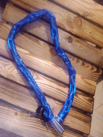 Замок ланцюговий, велосипедний, для каліток і воріт "Monster Lock" надпотужний, 26 мм, довжина 100 см