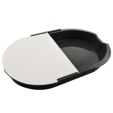 Дошка обробна органайзер із двома камерами Deco Bella OMAK Plastik 43x26,6x5 см