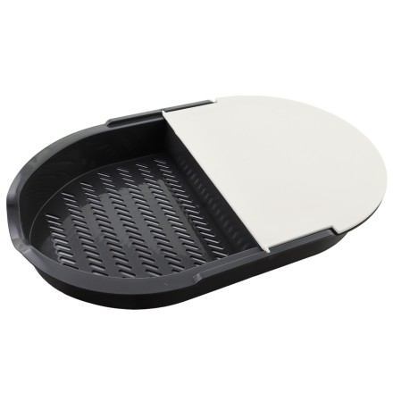 Дошка обробна органайзер із двома камерами Deco Bella OMAK Plastik 43x26,6x5 см