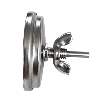 Термометр для гриля, коптильні, барбекю, 10-400C з неіржавкої сталі BBQ чорний