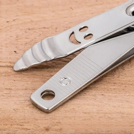 Професійний манікюрний набір у шкіряному твердому футлярі на замку, 11 шт.