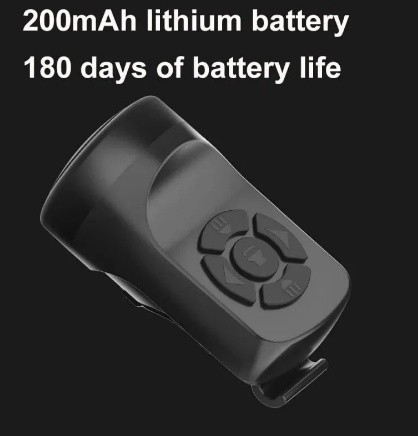 Велосипедний електронний звуковий сигнал, дзвінок із функцією сигналізації, 120 дБ, 4 тони, IPX4  WEST WIKING