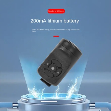 Велосипедний електронний звуковий сигнал, дзвінок із функцією сигналізації, 120 дБ, 4 тони, IPX4  WEST WIKING