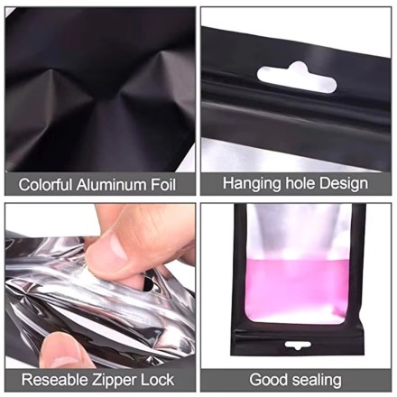 Сувенірний, ювелірний, подарунковий  пакет, паковання "Голограма"  6x10 см на ZIP LOCK, лазерне різання. 50 шт