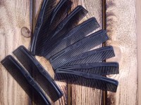 Гребінець для волосся чоловічий кишеньковий Gillette (13 х 3 см), набір 10 шт.