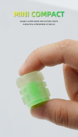 Захисні ковпачки на ніпелях, флуоресцентний світний ефект (на колеса). Комплект 4 шт. Зелені, сині, кра