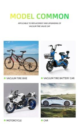 Захисні ковпачки на ніпелях, флуоресцентний світний ефект (на колеса). Комплект 4 шт. Зелені, сині, кра