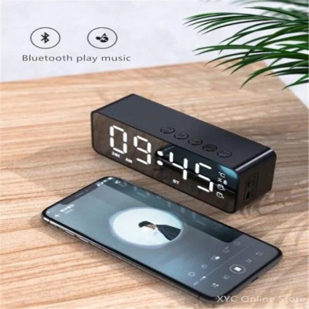 Bluetooth-колонка FM радіо, годинник, термометр, будильник, підтримкою карт пам'яті, Hands Free LED G50 Speaker