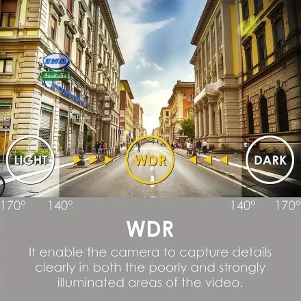 Авто-відеореєстратор HD 1080P Dashcam DVR USB Recorder Android Car with ADUS, LDWS, FCWS