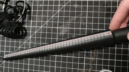 Професійні інструменти для ювелірних виробів, кільцевий стрижень, шаблони для визначення розміру кілець