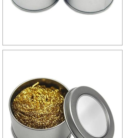 Очисник для наконечника жала паяльника в металевому боксі. Gold