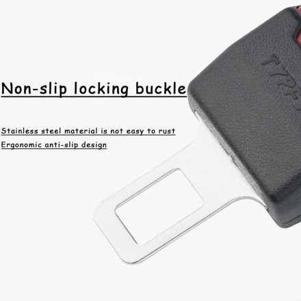 Заглушка ременя безпеки з можливістю пристебнутися (2 шт.)  Подовжувач гнізда з товстою вставкою