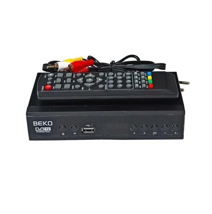 Цифровий ефірний приймач Beko BK-2020 з екраном DVB-T2 IPTV/YouTube/WiFi/MP4/4K/1080. Оригінал!Прошитий