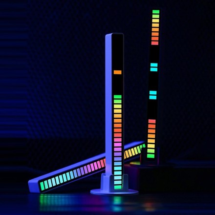 Світлодіодний музичний еквалайзер, LED RGB-світловузика. Голосова індукція