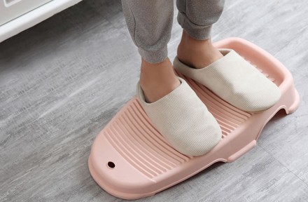 Дошка для прання, пральна дошка, рифлена Stenson WHW40723-7 44Х23,5 см. Гумові антиковзні ніжки