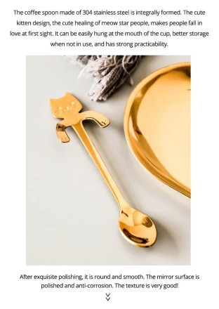 Сувенірний комплект десертних ложок "Мині кішка" "Hello Kitty"