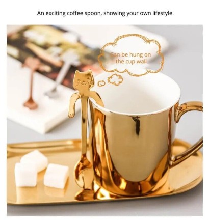 Сувенірний комплект десертних ложок "Мині кішка" "Hello Kitty"