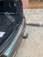 Хромована накладка на бампер універсальна, неіржавка захисна накладка Premium bumper cover