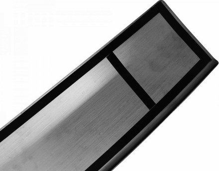 Хромована накладка на бампер універсальна, неіржавка захисна накладка Premium bumper cover