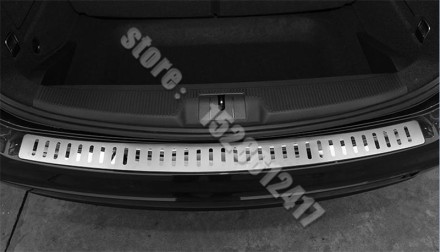 Хромована накладка на бампер універсальна, неіржавка захисна накладка Premium bumper cover