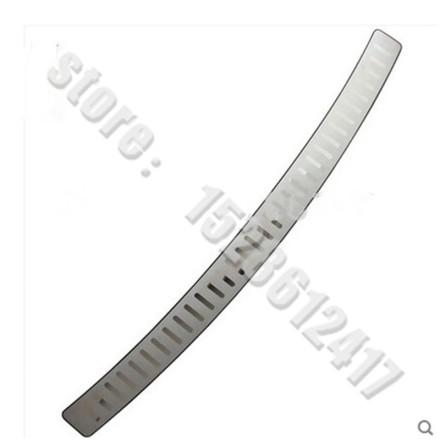 Хромована накладка на бампер універсальна, неіржавка захисна накладка Premium bumper cover