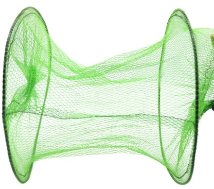 Садок рибальський круглий. 3 каблучки. 30 см х 55 см. Зелений. "Korsar"