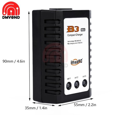 Зарядний пристрій IMaxRC IMax B3 Pro Compact 2S 3S Lipo 3 х 800 мА для RC моделей і іграшок