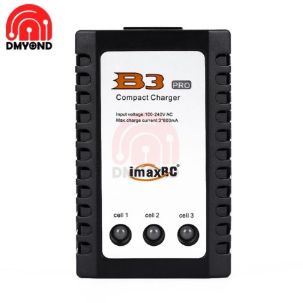 Зарядний пристрій IMaxRC IMax B3 Pro Compact 2S 3S Lipo 3 х 800 мА для RC моделей і іграшок