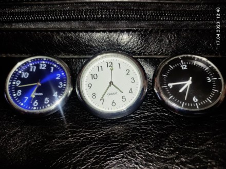 Годинник для авто, кварцовий,  кришка неіржавка, класичний циферблат, 3М, 43 мм, 4 різновиди
