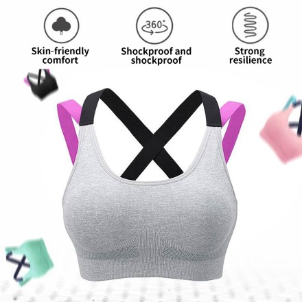 Жіночий безшовний бюстгальтер на гумці. Майка топік. Топ женски. Sports Bra Flirt. З бретельками.