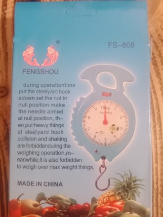 Ваги кантери ручні 10 кг багажні, рибальські, туристичні