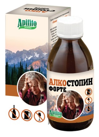 Алкостопін Форте — краплі від алкоголю, 30 мл
